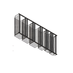 PIZZA SCREEN RACK 3 LRG/1 STD/2 RD