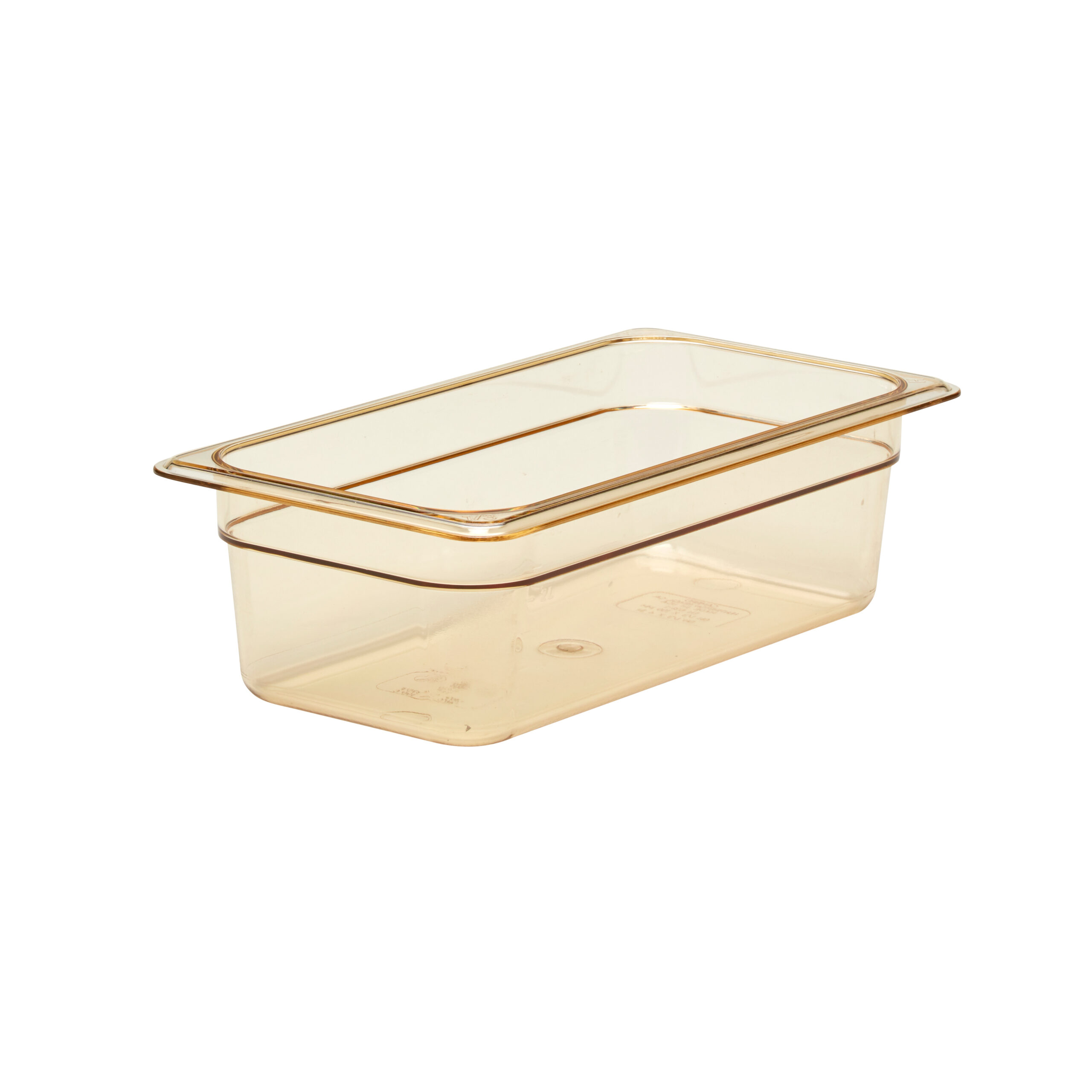 HIGH HEAT 1/3 GN FOODPAN AMBER 100MM