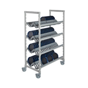 MOBILE DRYING RACK FOR CAMDUCTION BASES - 128 BASE CAPACITY